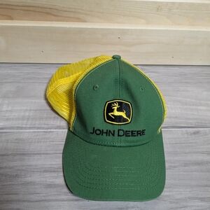 John Deere OS Green/Yellow Trucker Hat Cap Tractor Farming Country